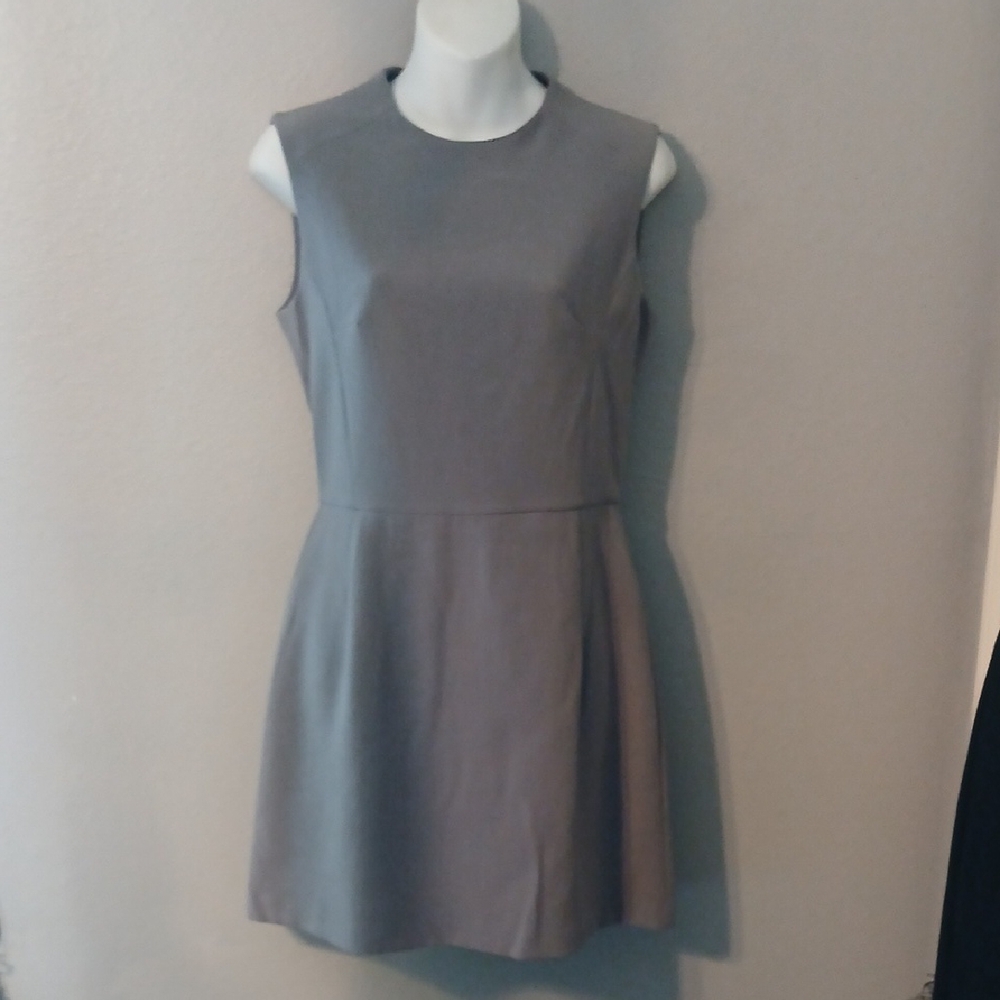 French Connection Charcoal Sleeveless Mini Dress